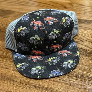 Brand New without Tags- Monster Trucks Trucker
Toddler hat size 18-19.5"